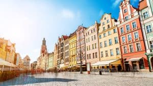 Vejret i Wrocław i marts 2026