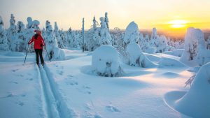 Finske Lappland temperatur, klima og vejr året rundt