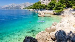Vejret i Brela i juli 2014