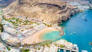 La Playa de Mogán temperatur, klima og vejr året rundt