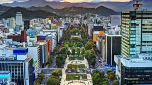 Sapporo temperatur, klima og vejr året rundt